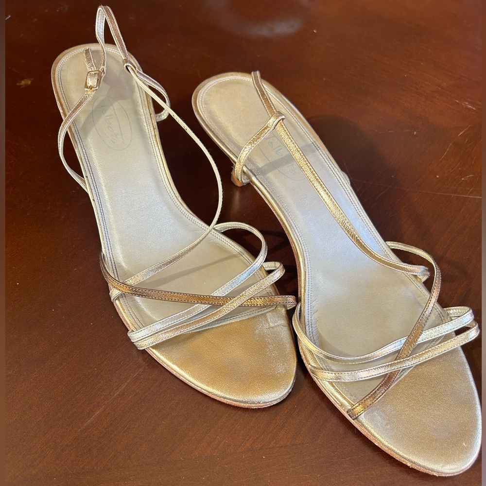 Talbots ‘Willette7’ Gold Strap Heel